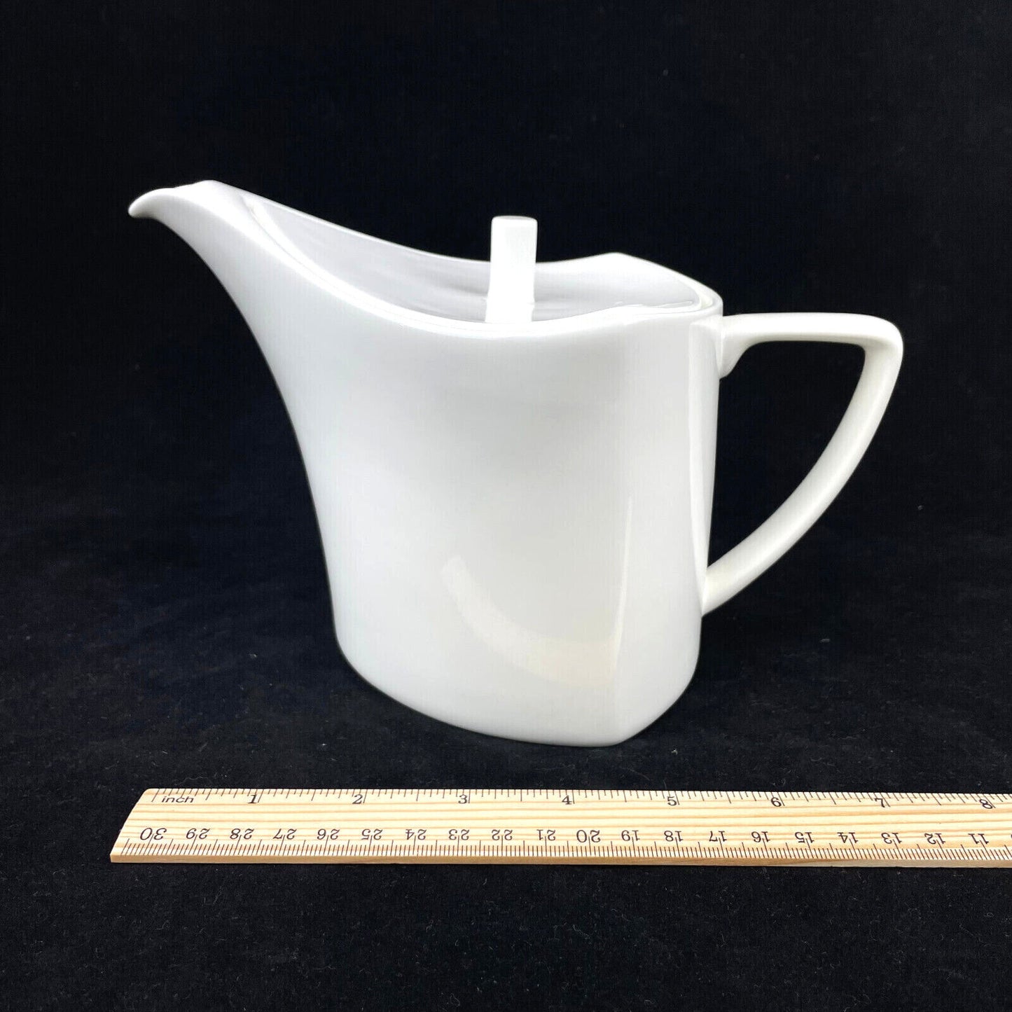 Unique Mid-Century Angular Teapot by Oneida