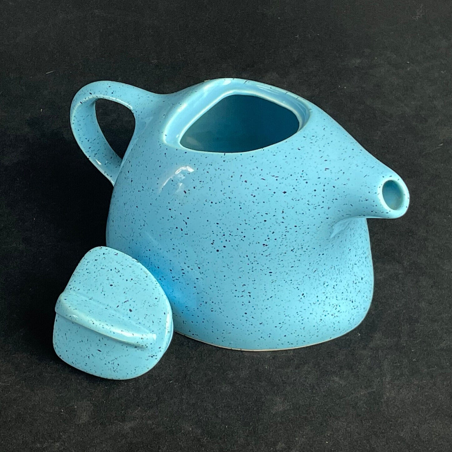 Swineside Ceramics England Rare Asymmetrical Splatter Teapot