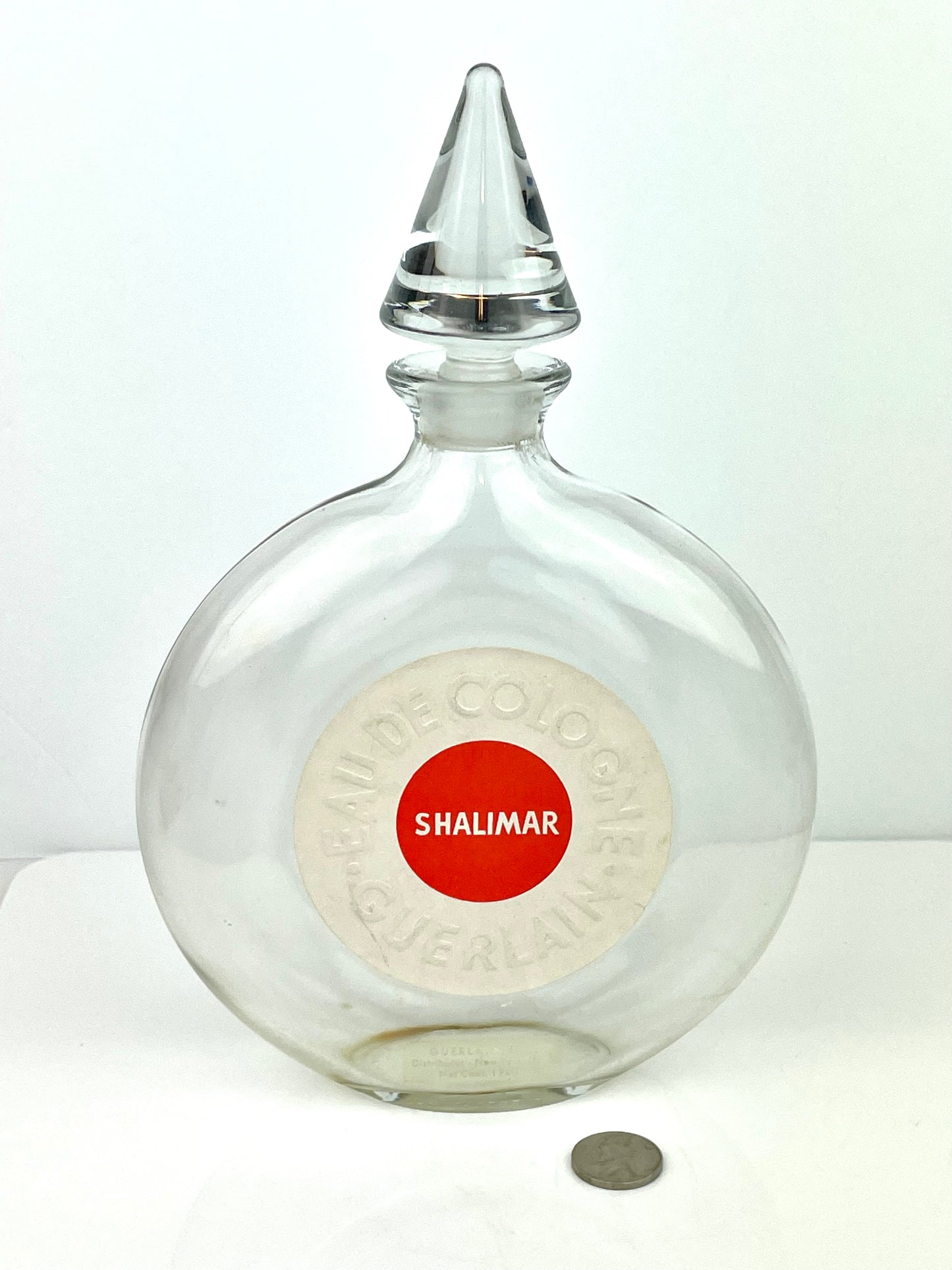 Shalimar Guerlain Paris France Large 9 3/4" Dept Store Display