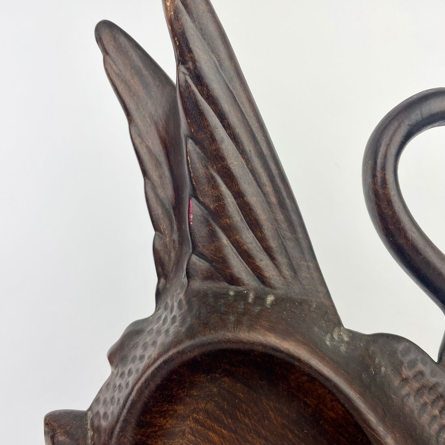 Dark Swan Mid-Century Ceramic Mood Accent Lamp