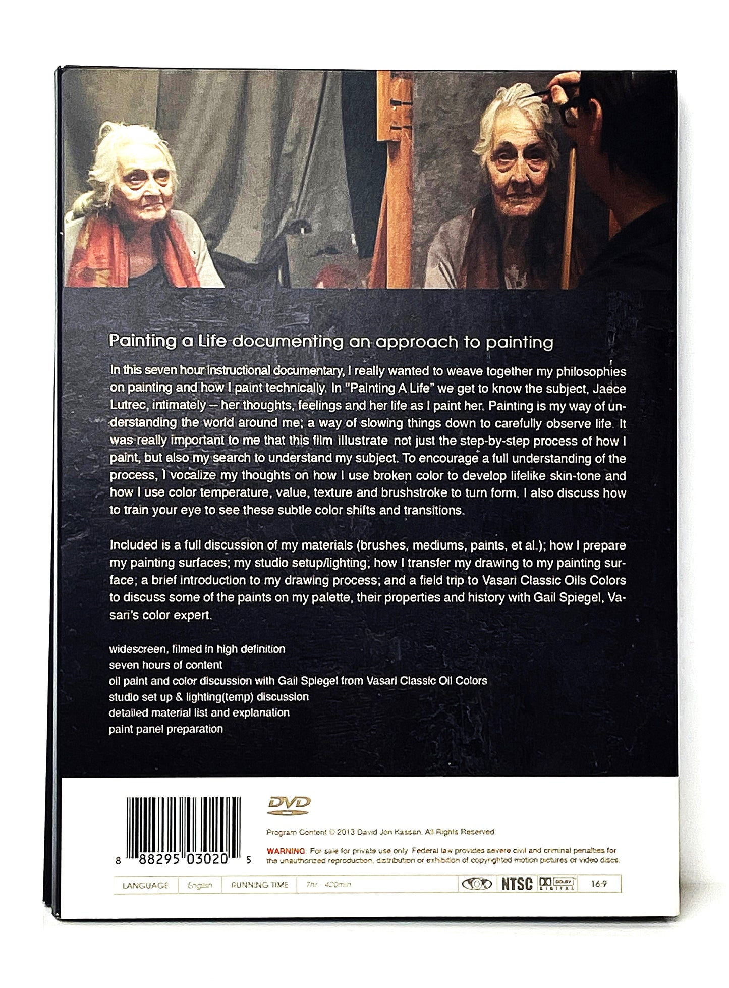 David Jon Kassan Painting a Life 2-Set Art Instruction Documentary DVDs