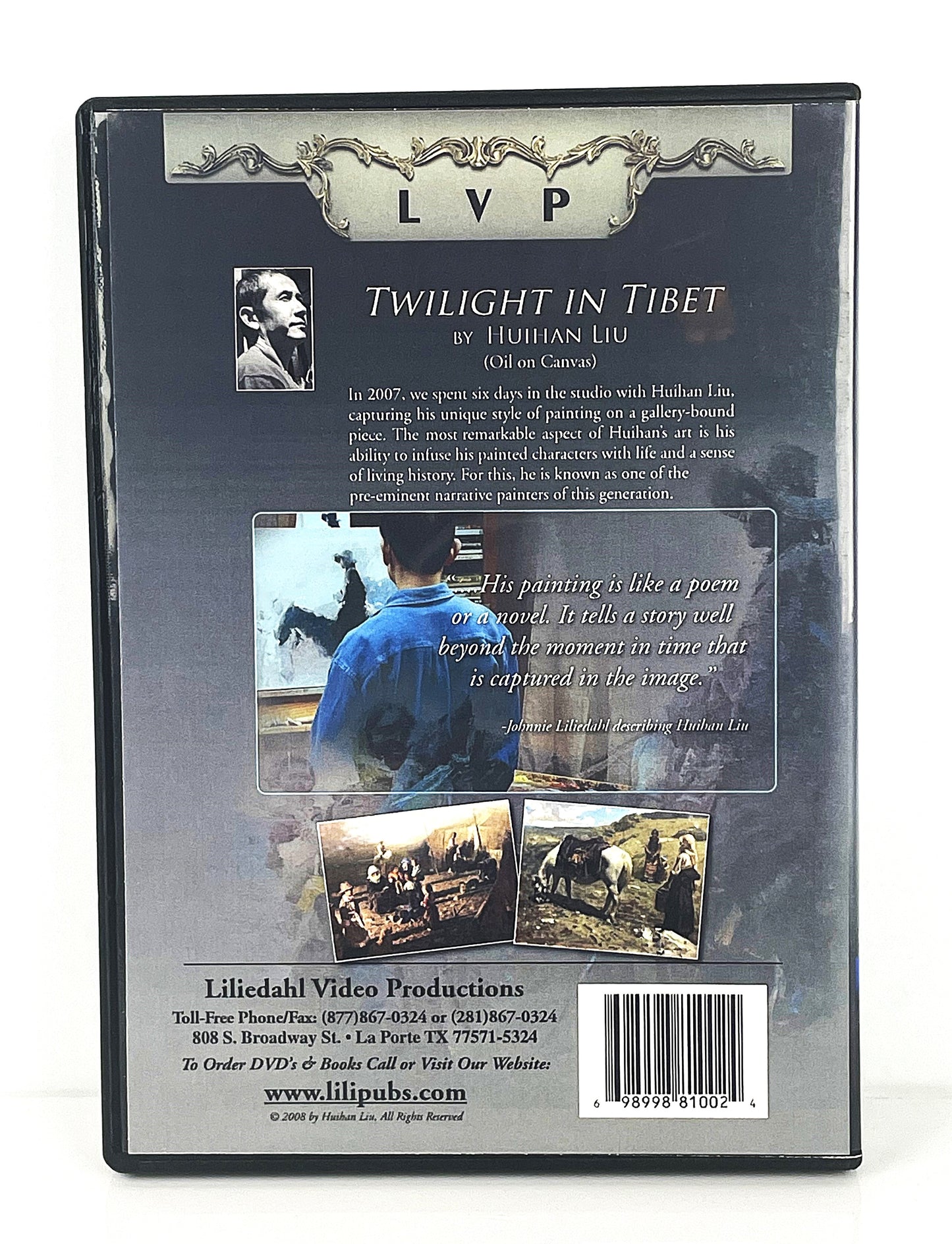 Huihan Liu Twilight in Tibet 2-Set Art Oil Painting Instruction DVDs