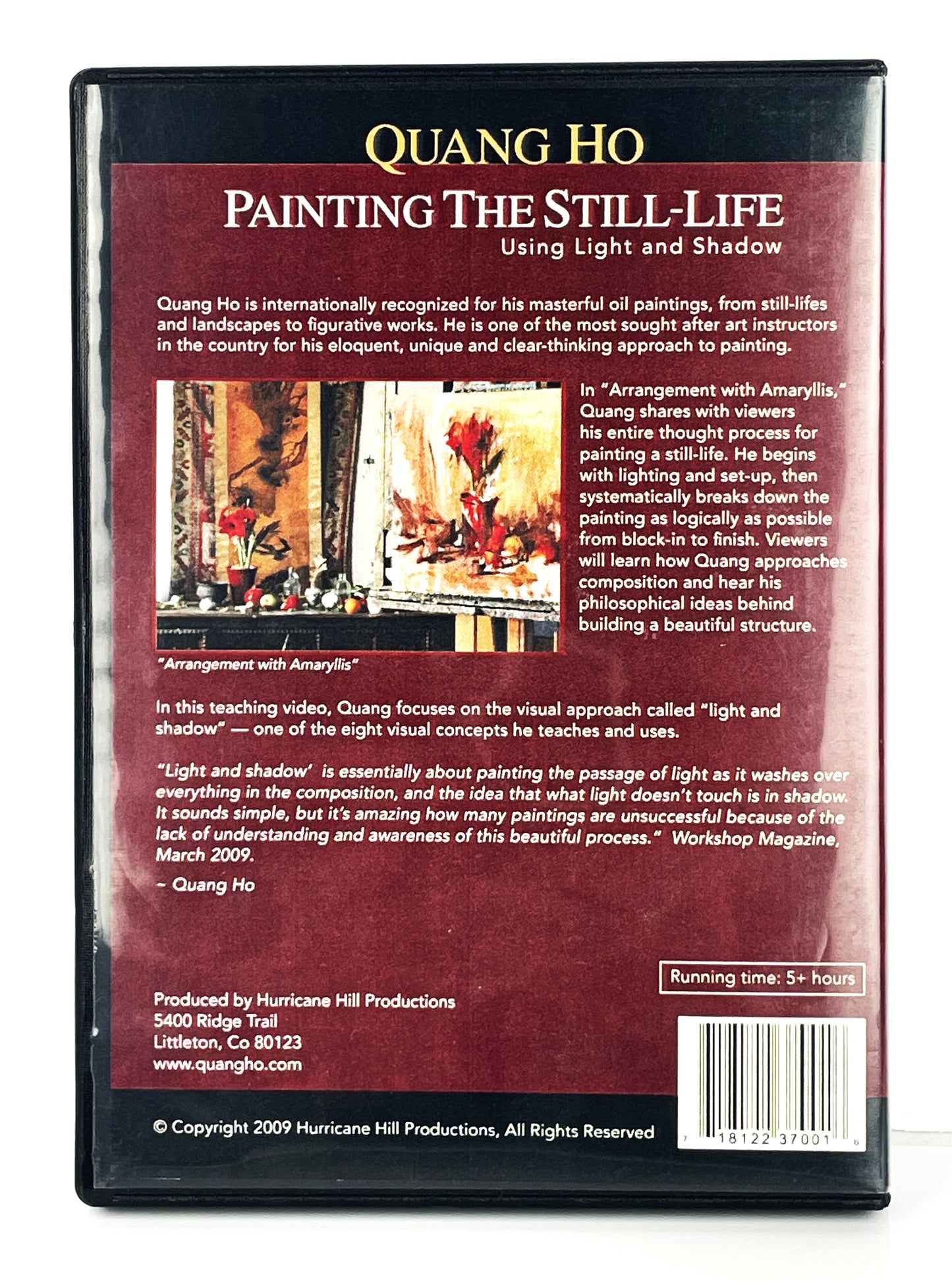 Quang Ho 2-Set Oil Painting Instruction DVDs Painting the Still Life