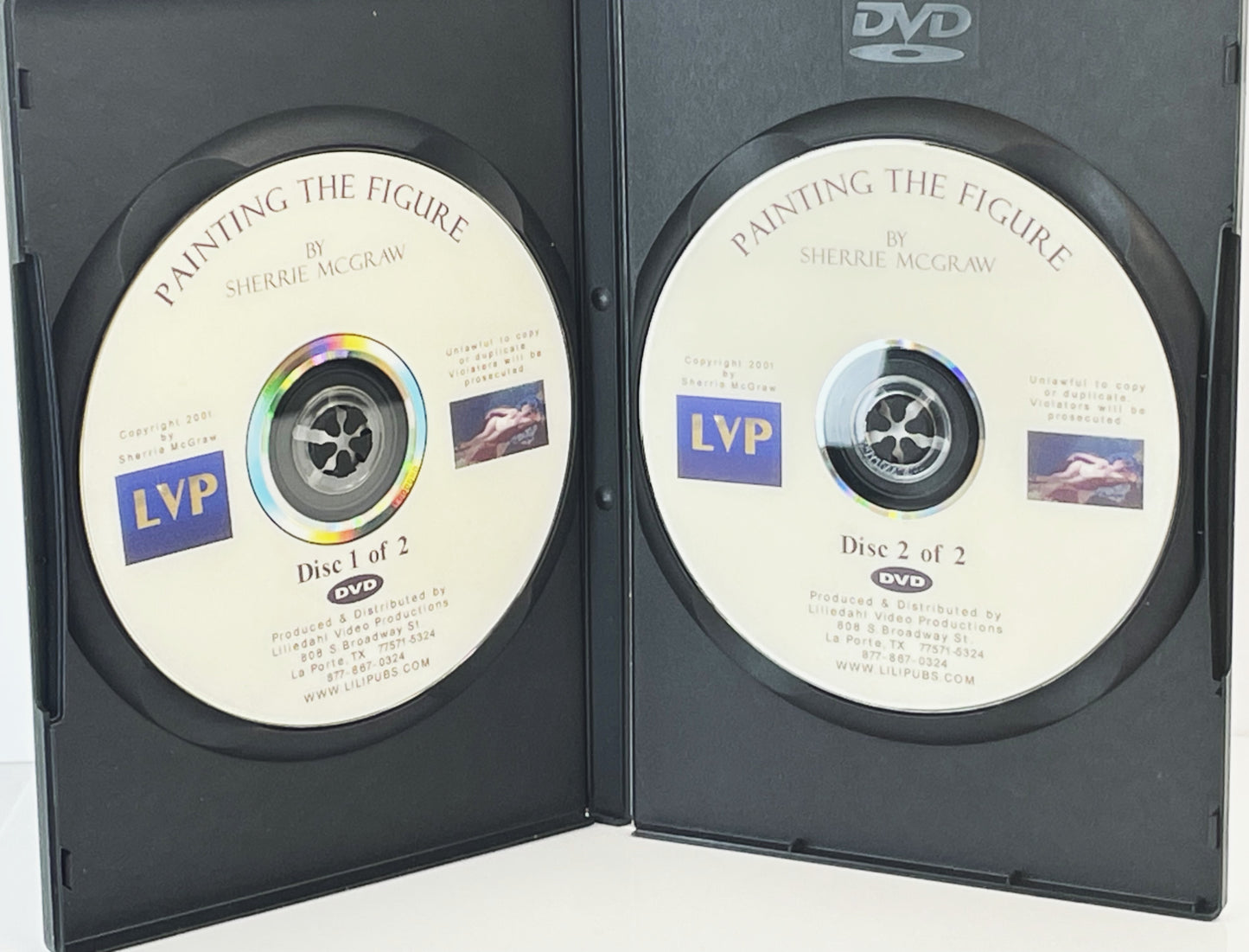 Sherrie McGraw 2-Set Oil Painting Instruction DVDs Figure Painting