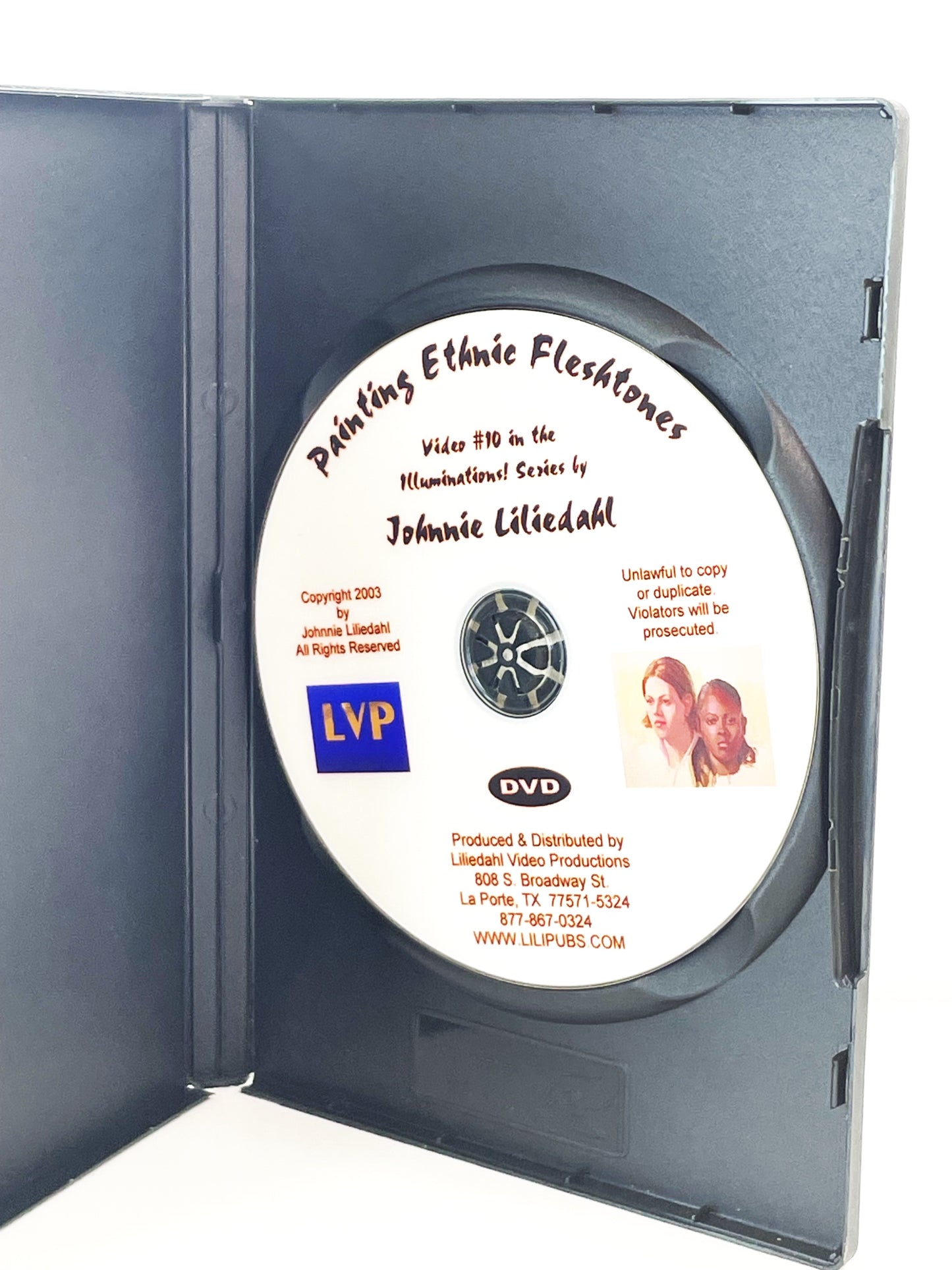 Johnnie Liliedahl Oil Painting Instruction DVD Painting Ethnic Fleshtones