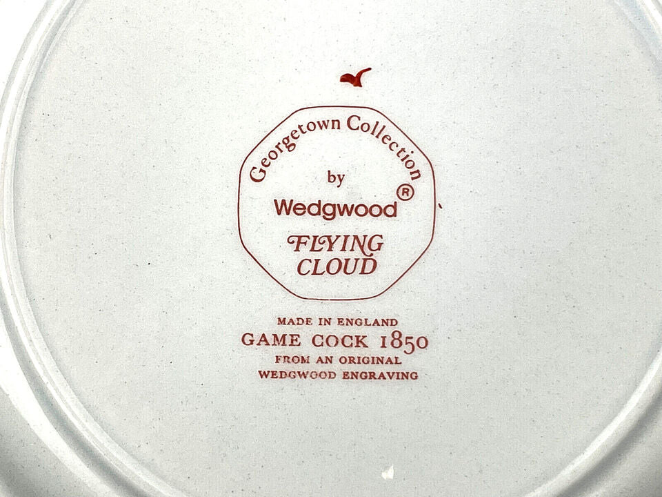 Wedgwood 4pc Red Flying Cloud Clipper Ship 6" Bread & Butter Plates