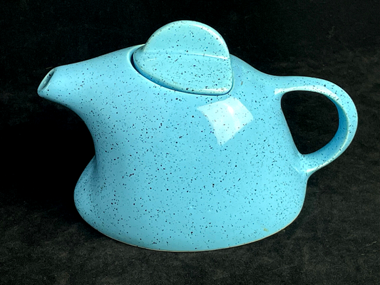 Swineside Ceramics England Rare Asymmetrical Splatter Teapot