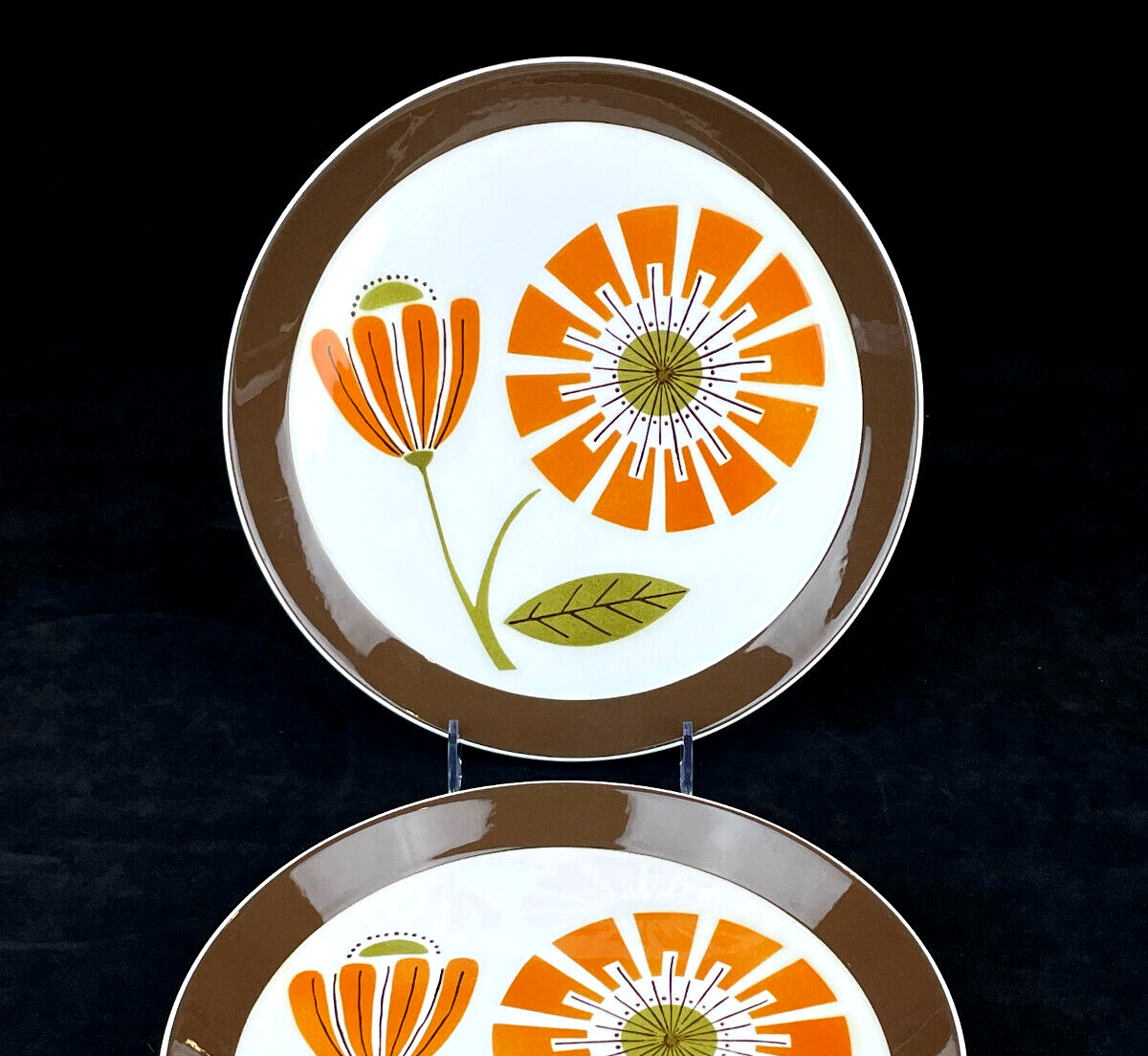 Mikasa 2pc Ben Seibel "Brunch" Retro Dinner Plates