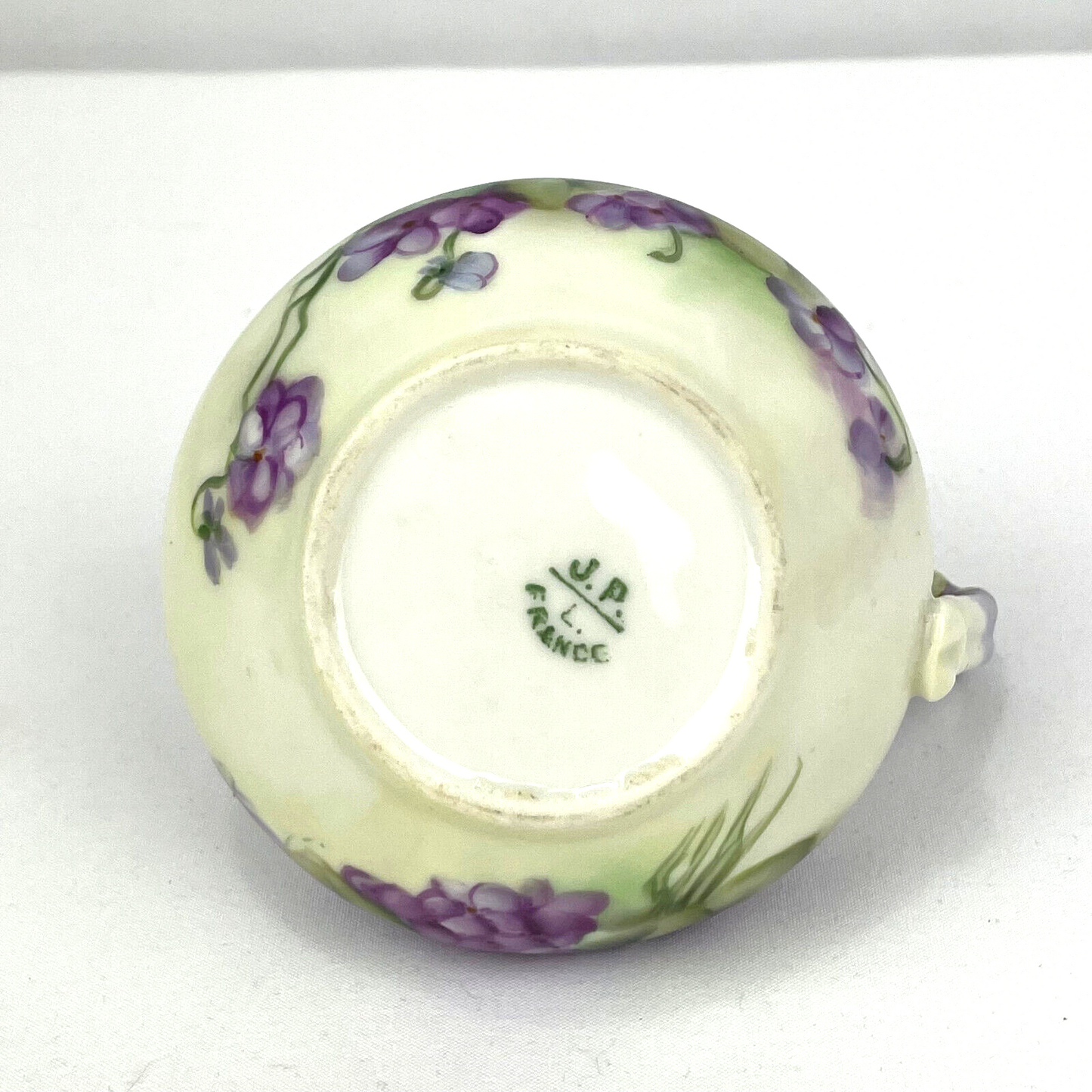 Jean Pouyat Limoges France Art Nouveau Creamer with Hand Painted Violets