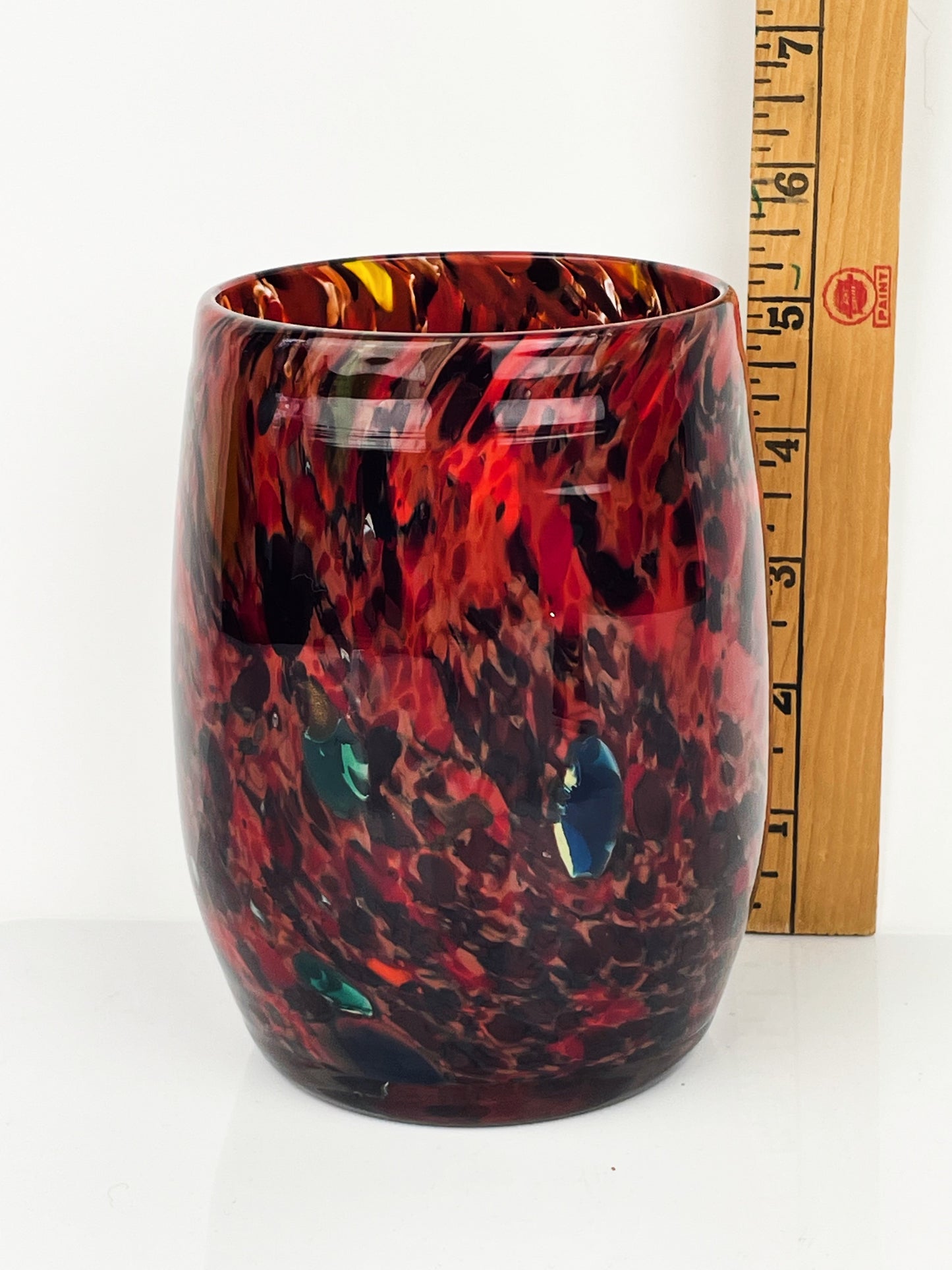 Dehanna Jones Seattle Art Glass Votive Candle Holder