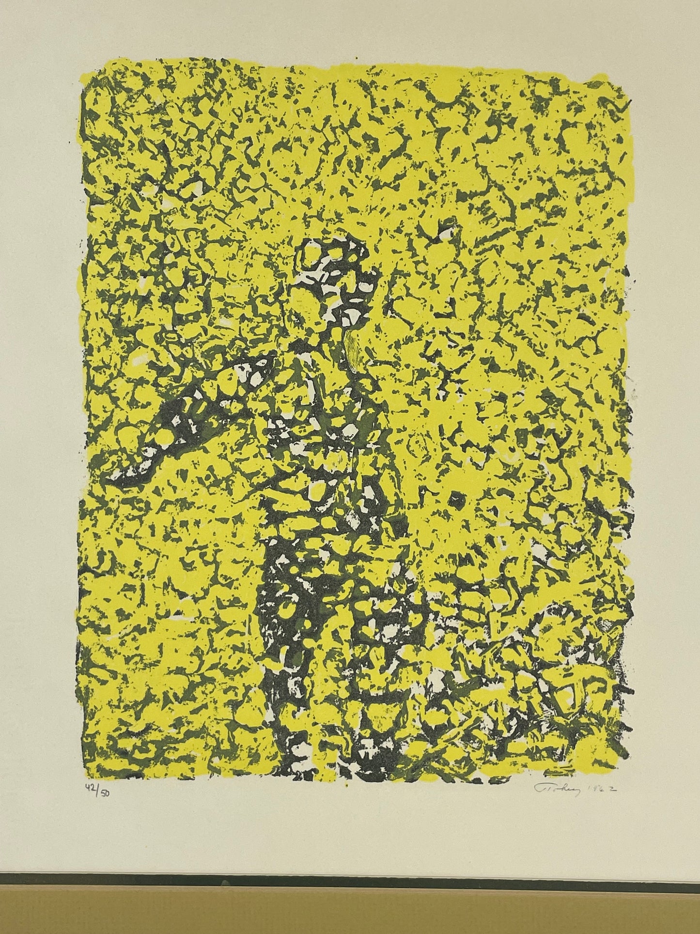 Mark Tobey Northwest School Signed Limited Edition Aquatint on Paper