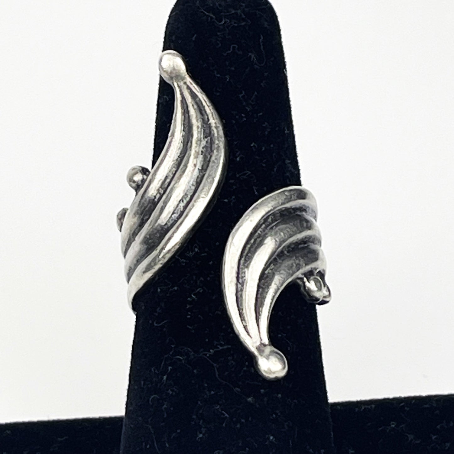 Unique Sterling Silver Artisan Ring Marked "Israel"