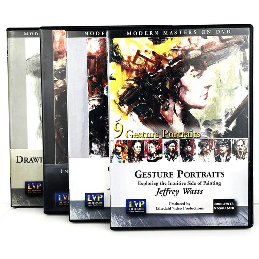 Jeffery Watts 6-Set Art Painting Instruction DVDs Gesture Painting Gypsy Spirit Opera