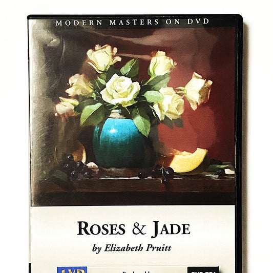 Elizabeth Pruitt 2-Set Oil Painting Instruction DVDs Roses & Jade