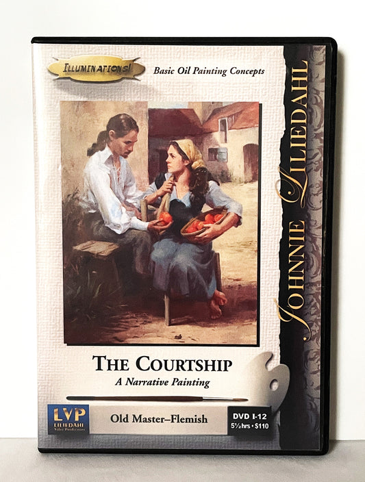 Johnnie Liliedahl 2-Set Art Instruction DVDs The Courtship Oil Painting