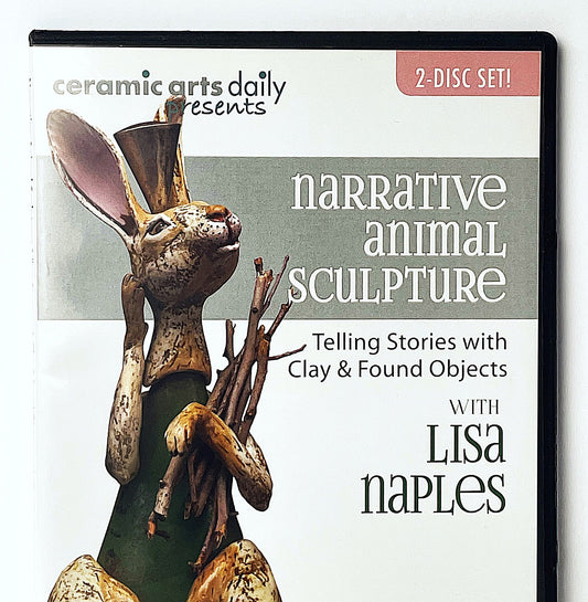 Lisa Naples Narrative Animal Sculpture 2-Set Art Instruction DVDs