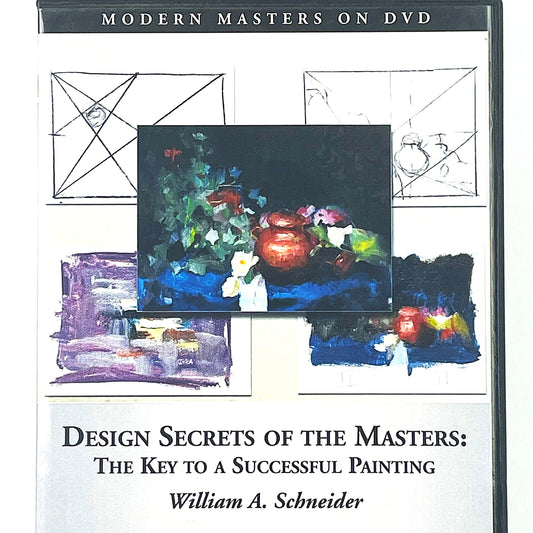 William A. Schneider Secrets of Masters 2-Set Art Painting Instruction DVDs