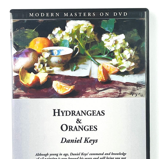 Daniel Keys Hydrangeas and Oranges 2-Set Art Instruction DVDs