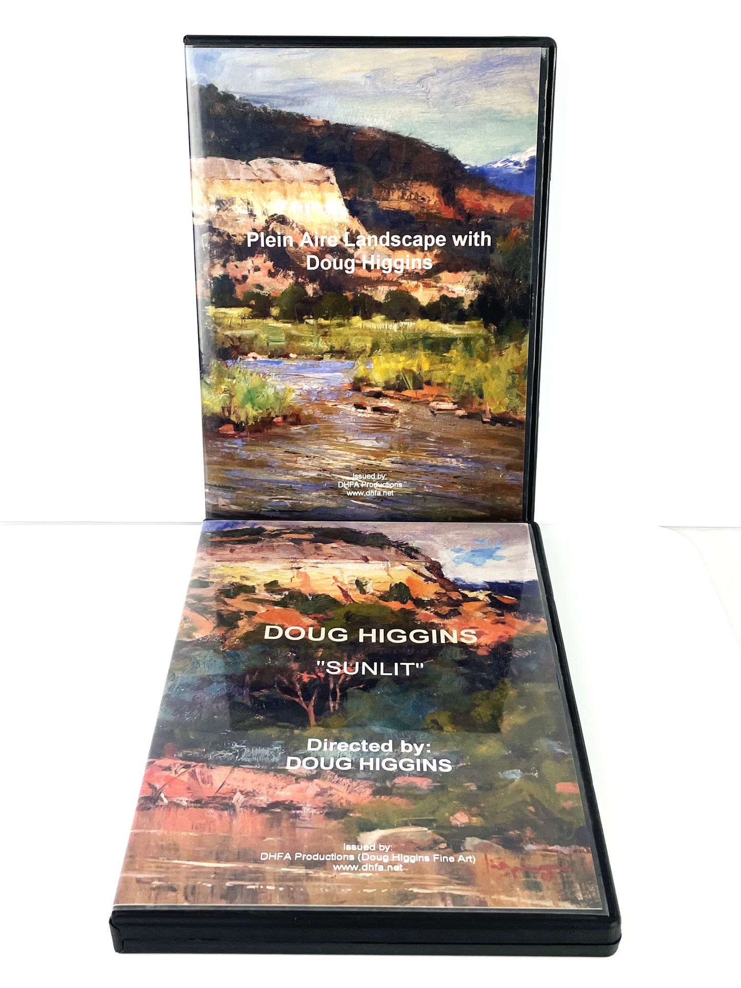 Doug Higgins 2-Set Plein Air Oil Landscape Painting DVDs