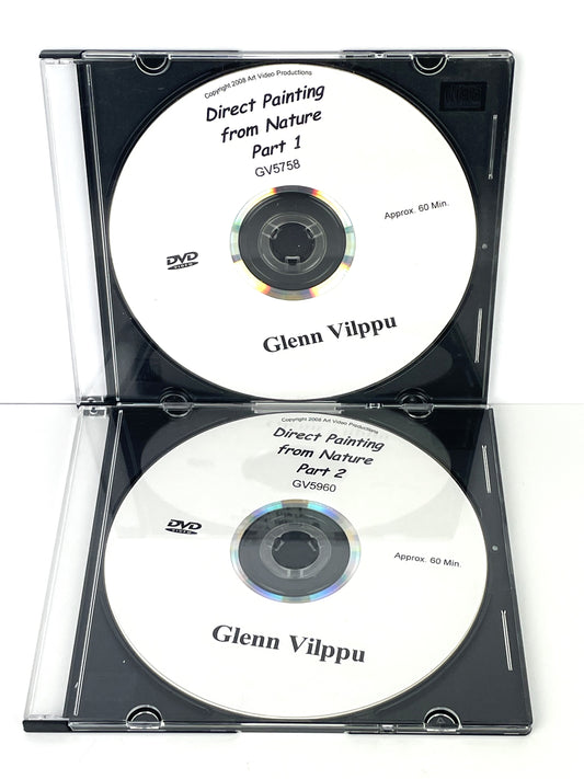 Glenn Vilppu 2-Set Direct Painting from Nature Art Instruction DVDs