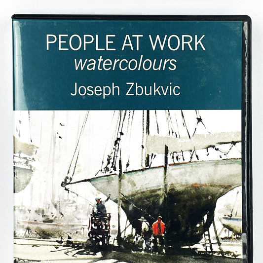 Joseph Zbukvic Watercolor Painting Instruction DVD People at Work