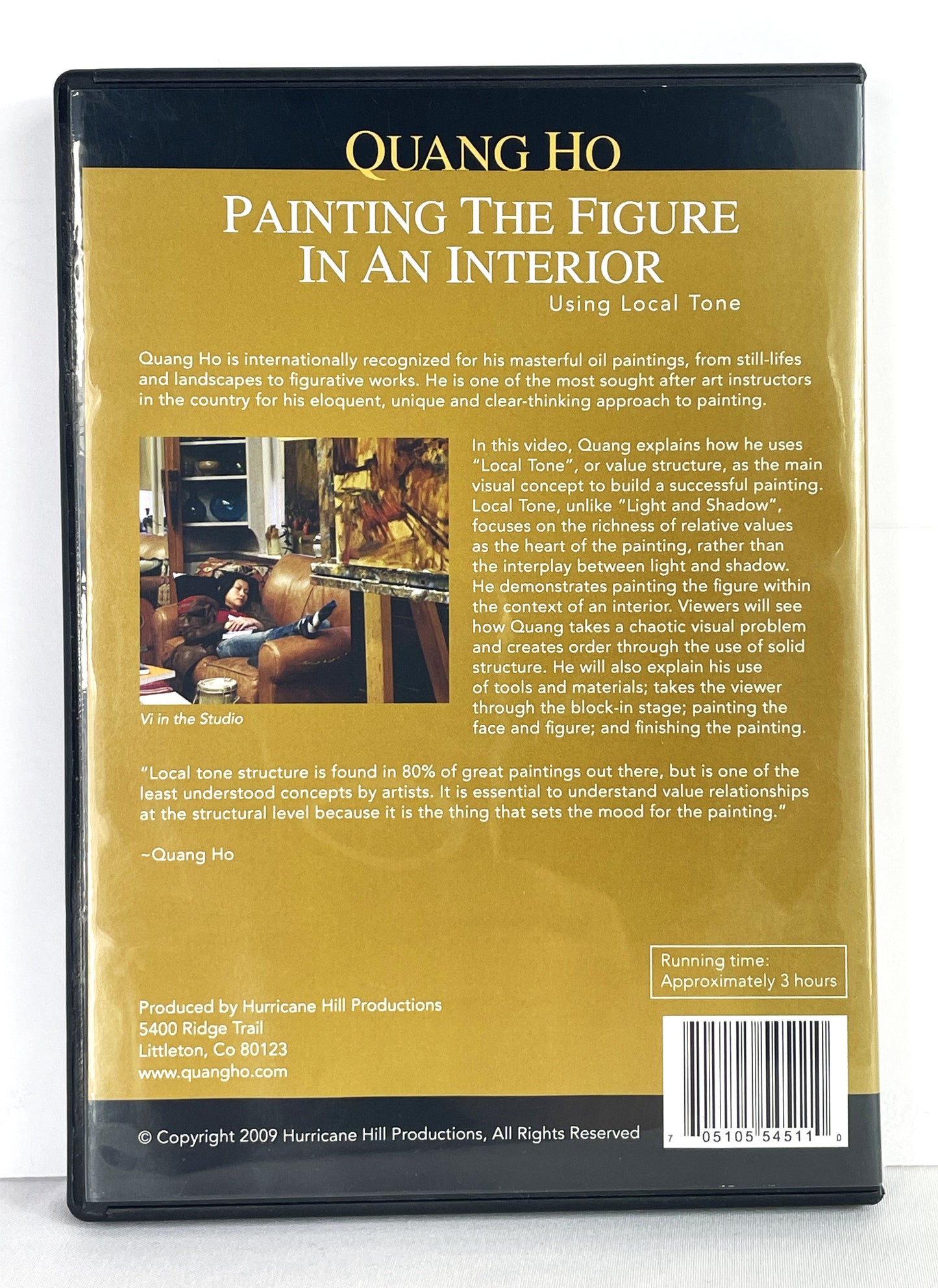 Quang Ho Oil Painting Instruction DVD Painting Figure in Interior