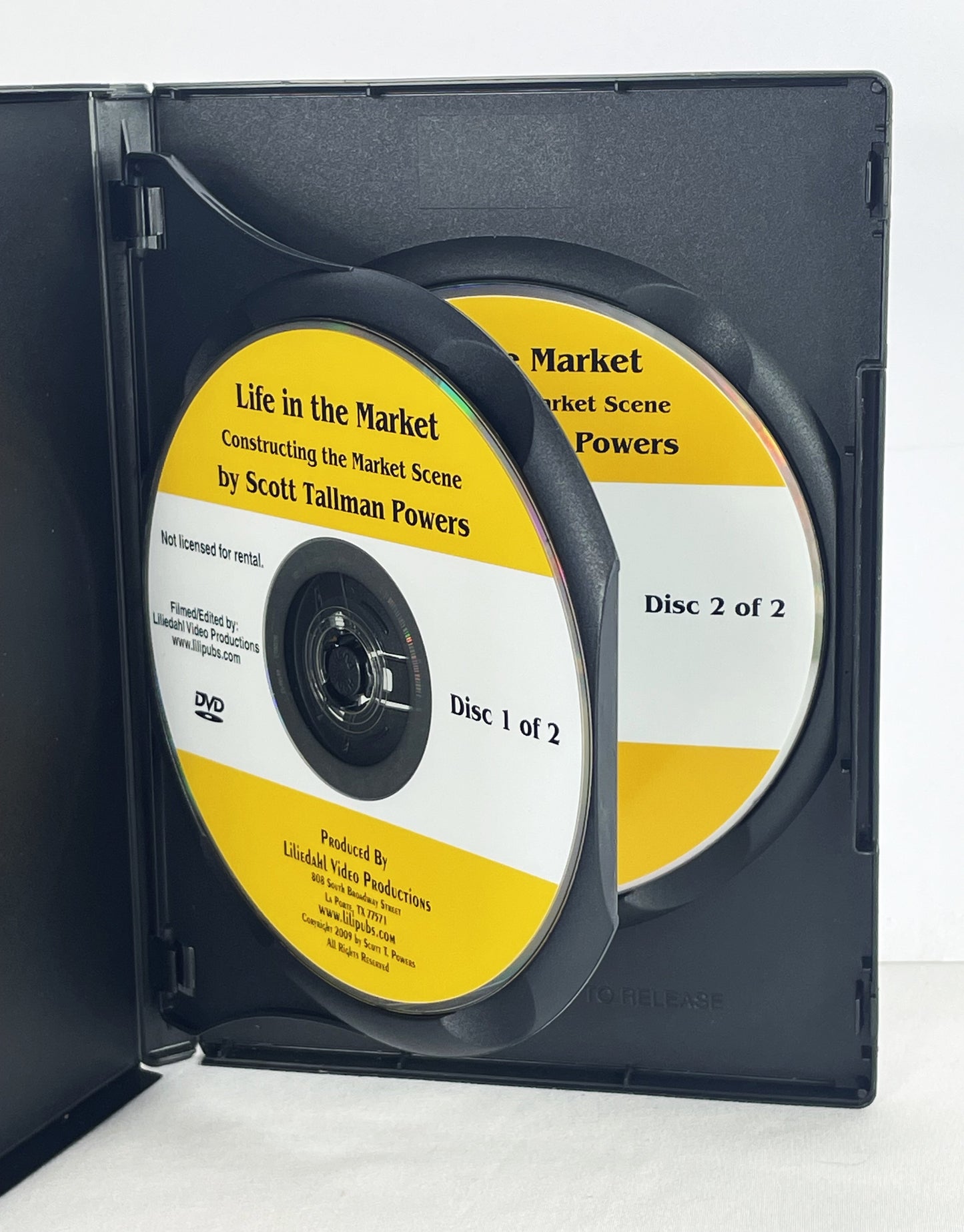Scott Tallman Powers 2-set Oil Painting Instruction DVD Life in the Market