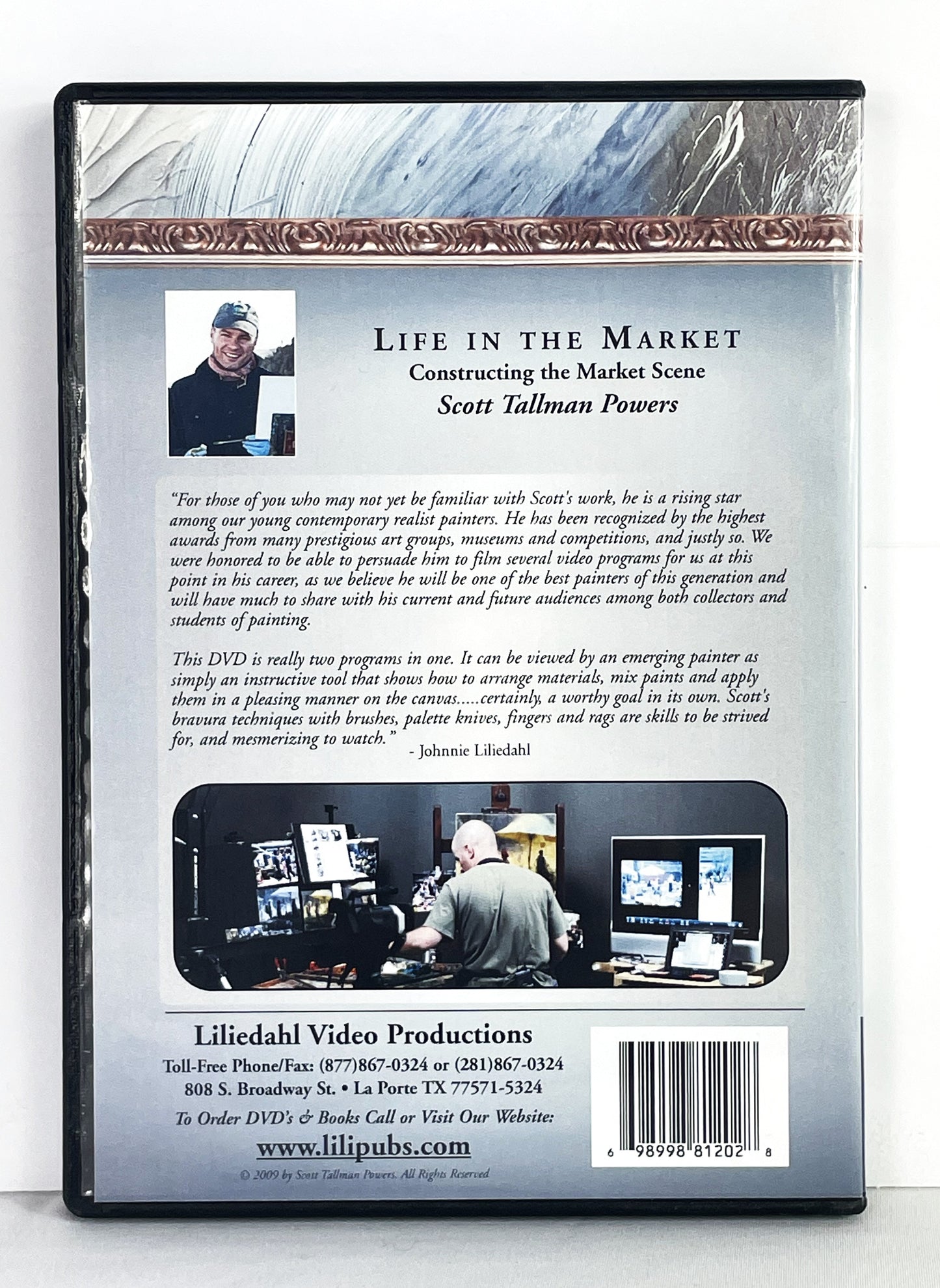 Scott Tallman Powers 2-set Oil Painting Instruction DVD Life in the Market