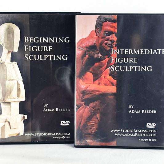 Adam Reeder 2-Set Figure Sculpture Instruction DVDs Beginning & Intermediate