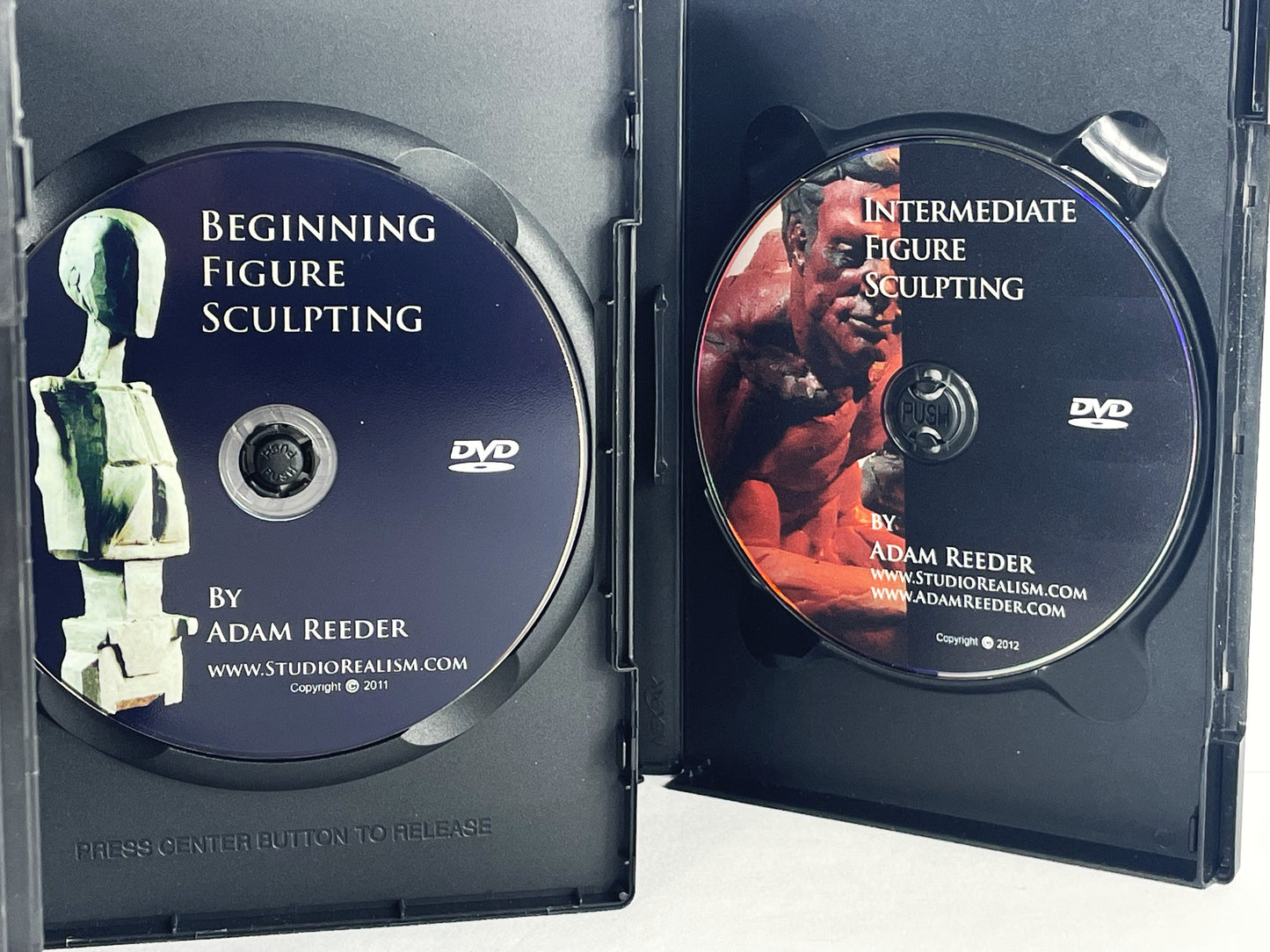 Adam Reeder 2-Set Figure Sculpture Instruction DVDs Beginning & Intermediate