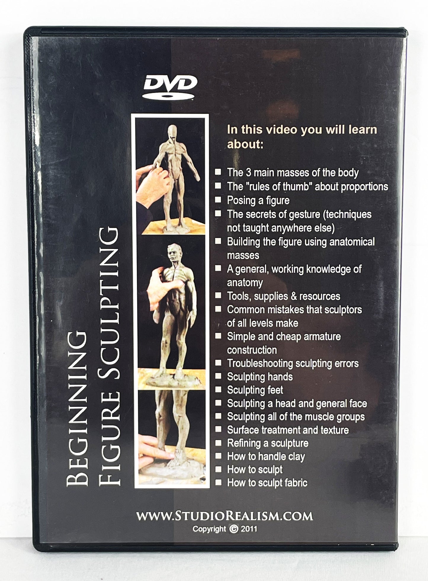 Adam Reeder 2-Set Figure Sculpture Instruction DVDs Beginning & Intermediate