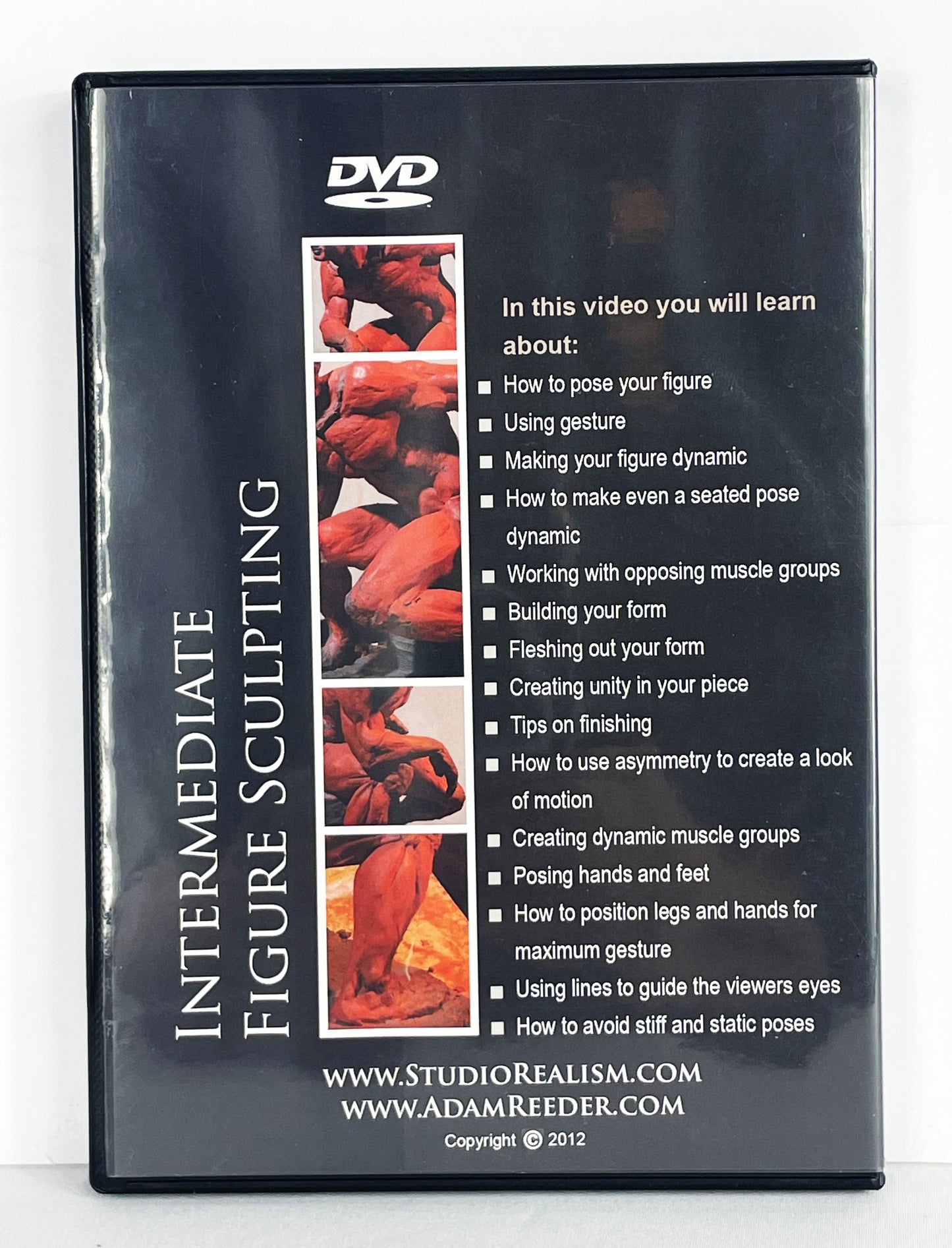 Adam Reeder 2-Set Figure Sculpture Instruction DVDs Beginning & Intermediate