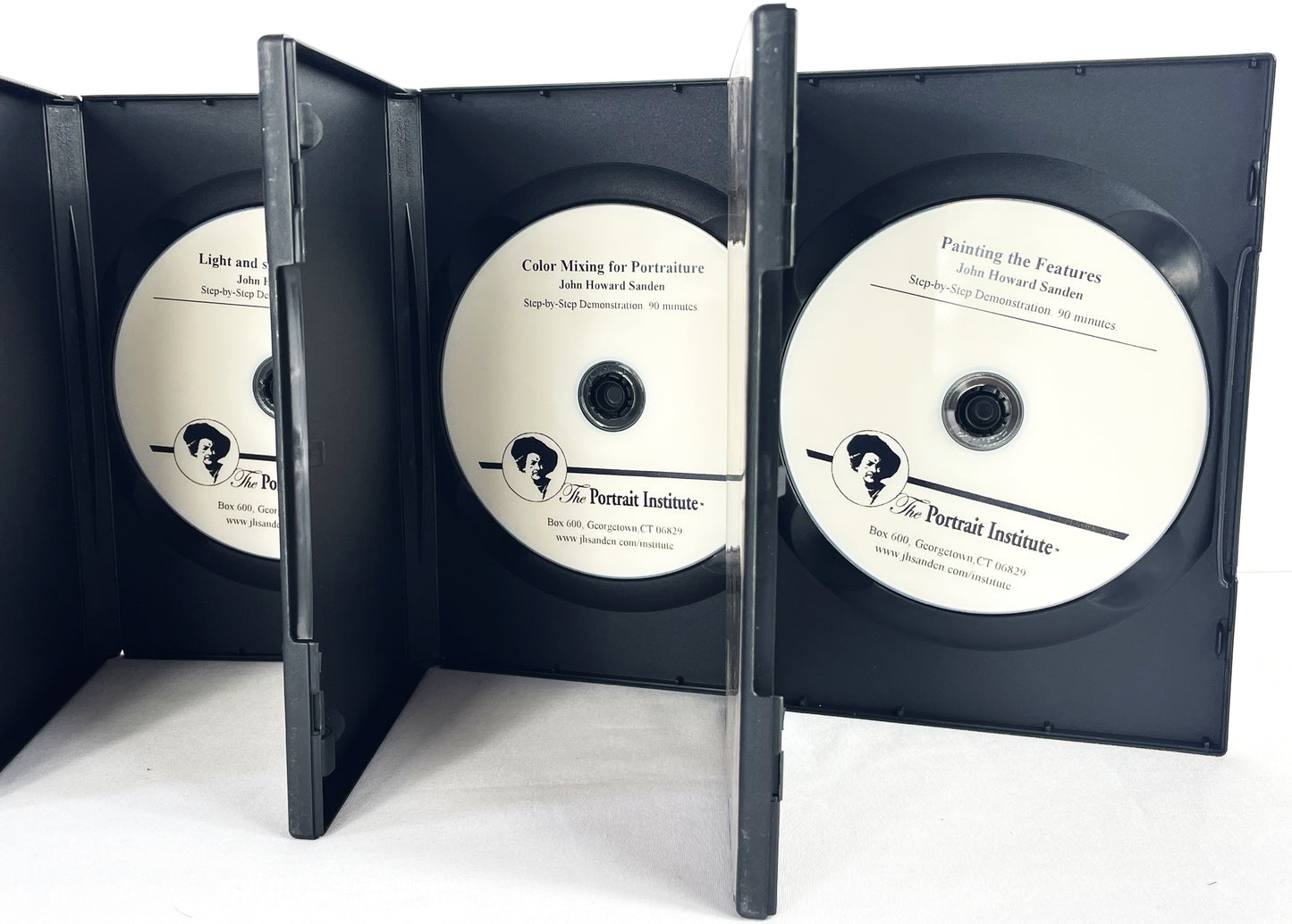 John Howard Sanden 3-Set Oil Painting Instruction DVDs Portraiture