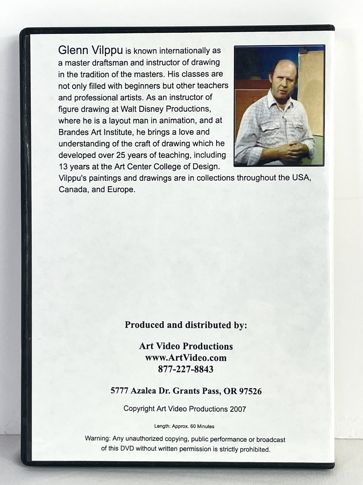 Glenn Vilppu 4-Set Drawing Techniques DVDs Broad Stokes Ink Trees Sky Water