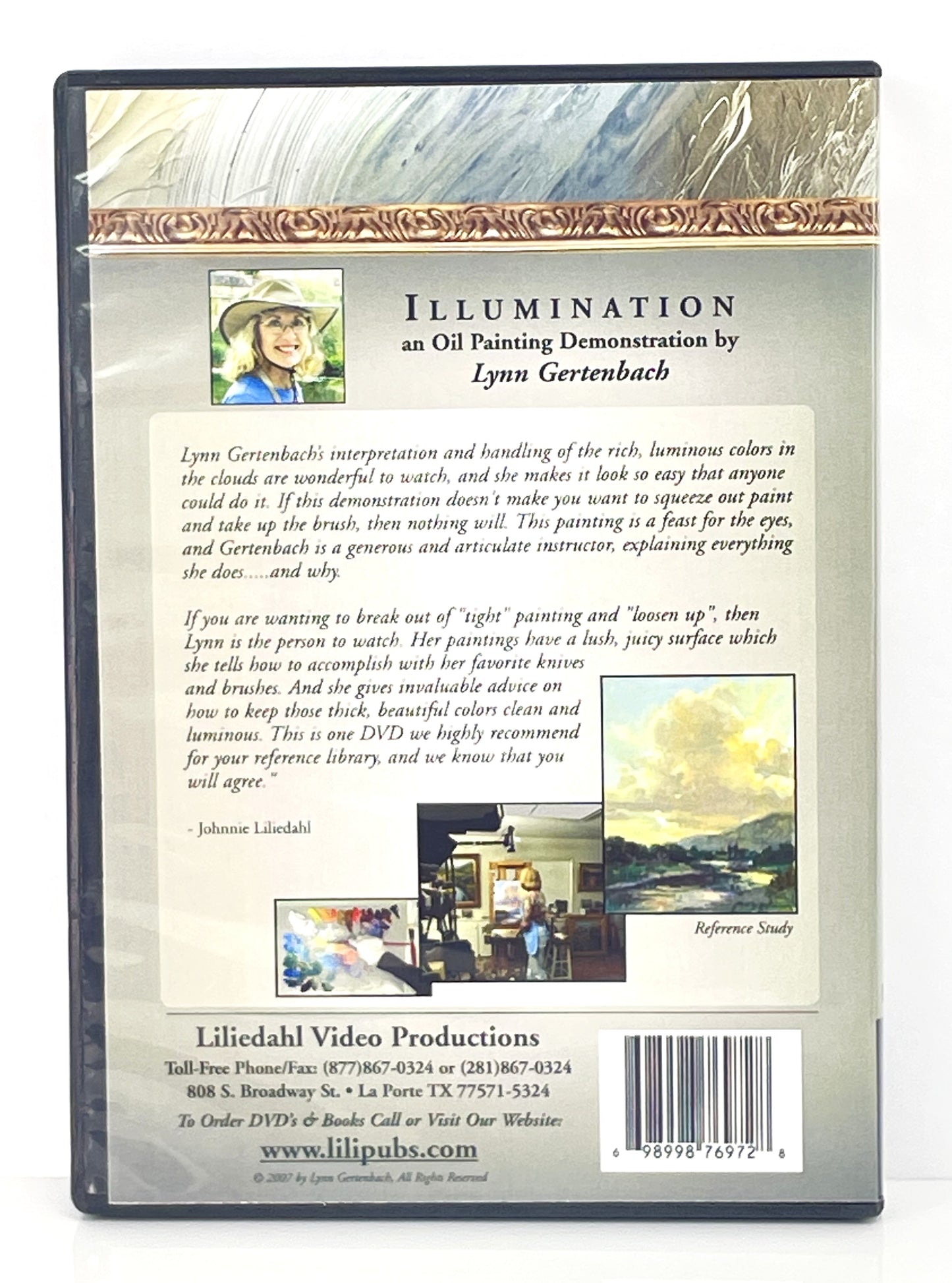 Lynn Gertenbach 2-Set Oil Painting Instruction DVDs Illumination Dramatic Clouds