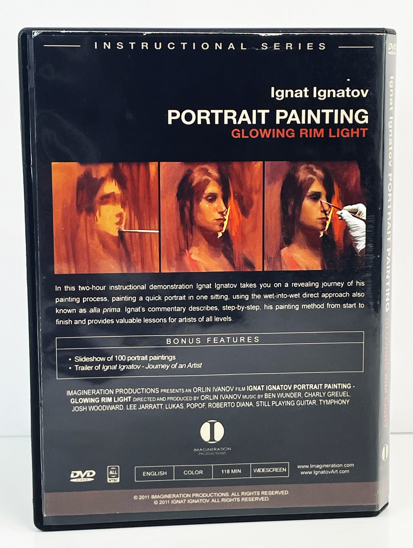 Ignat Ignatov Portrait Oil Painting Instruction DVD Glowing Rim Light