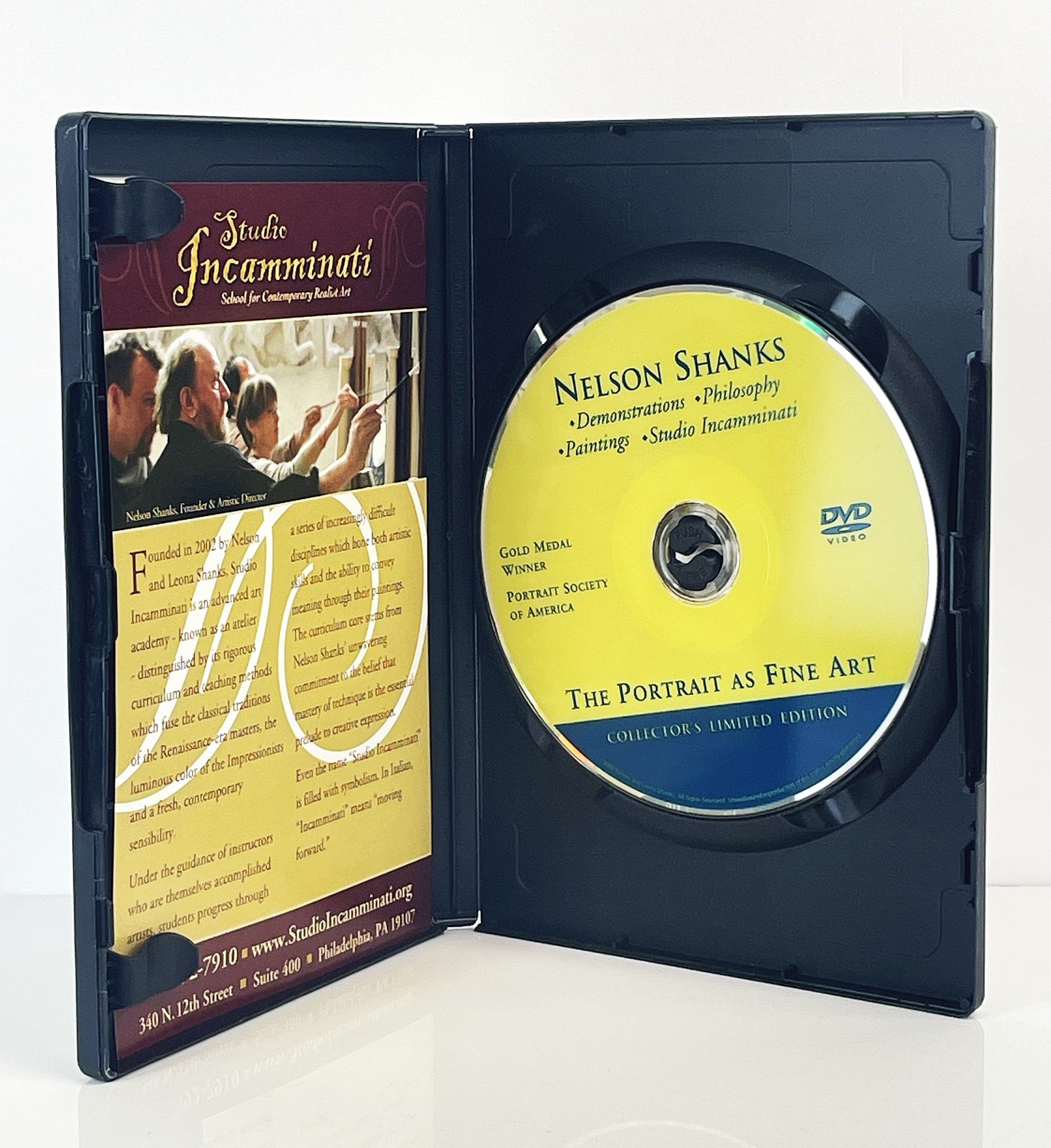 Nelson Shanks Rare LE Commemorative Painting DVD Portrait as Fine Art
