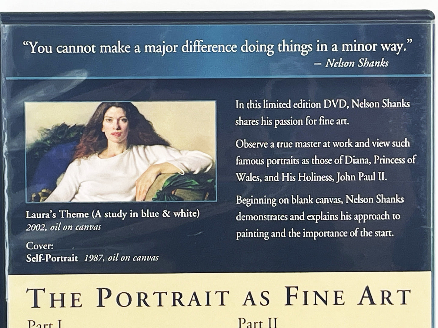 Nelson Shanks Rare LE Commemorative Painting DVD Portrait as Fine Art