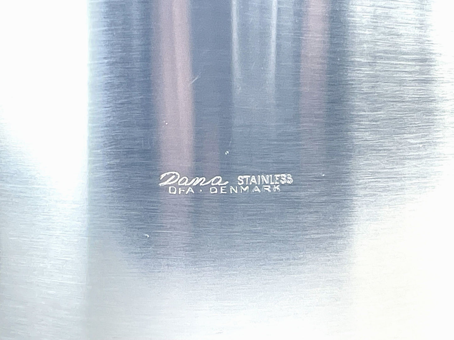 Scarce Dana Danish Mid-Century Modern Stainless Steel Twin Candleholder